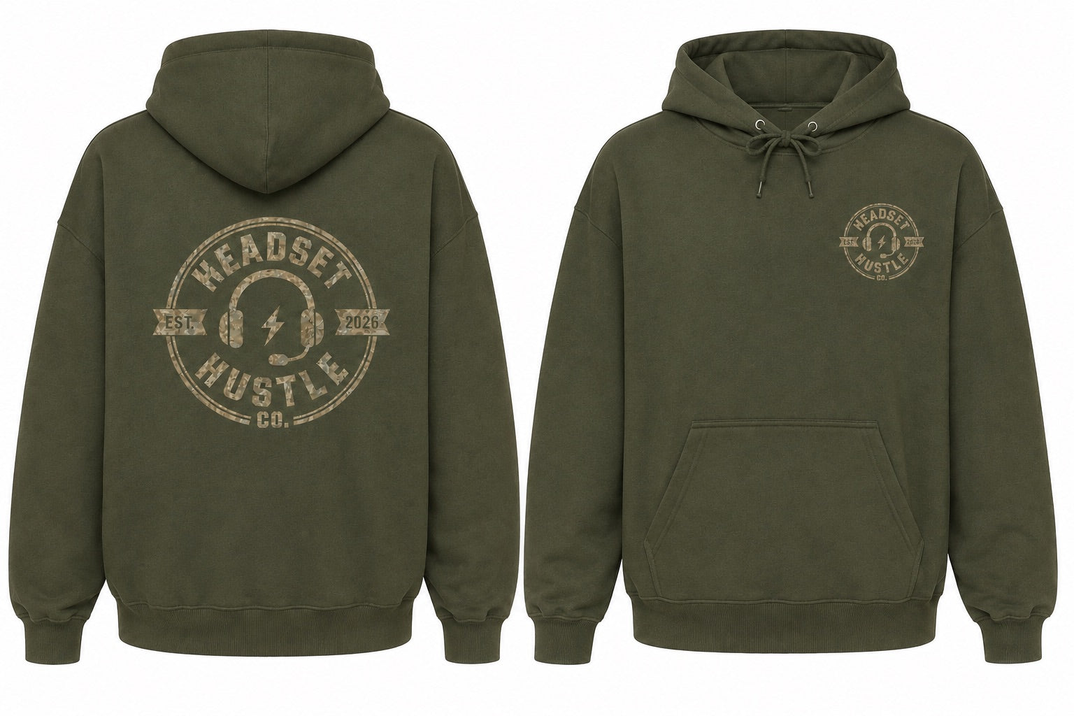 Pre-Order Camo Logo Hoodie