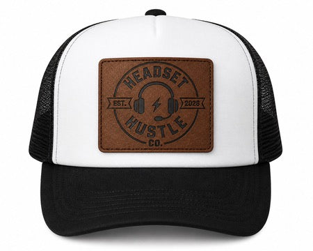 Headset Hustle Co. Patch Trucker Style Hat