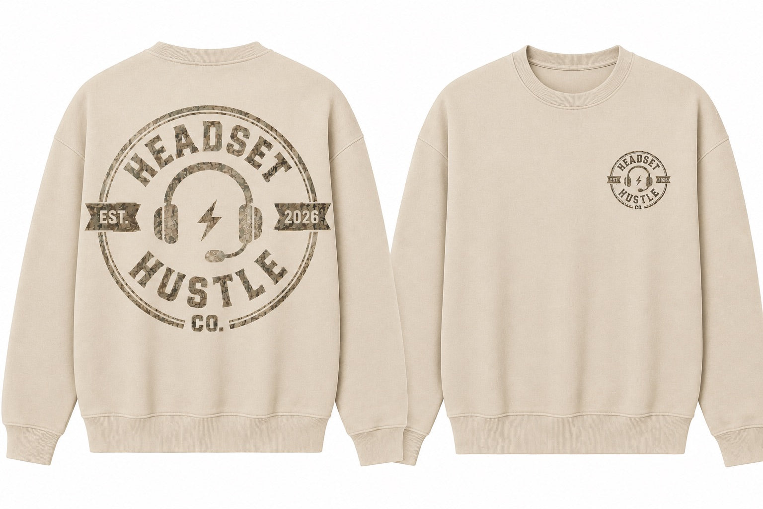 Pre-Order Camo Logo Crew Neck