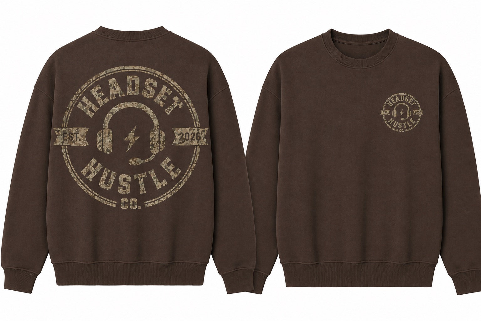 Pre-Order Camo Logo Crew Neck