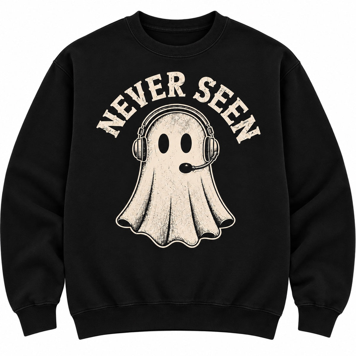 Never Seen Ghost Crew Neck Sweater PRE ORDER ONLY