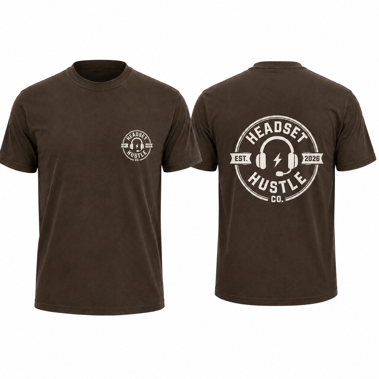 Headset Hustle Logo T Shirt