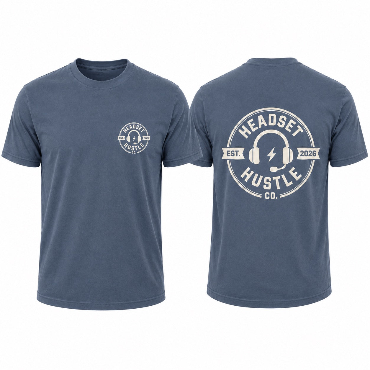 Headset Hustle Logo T Shirt