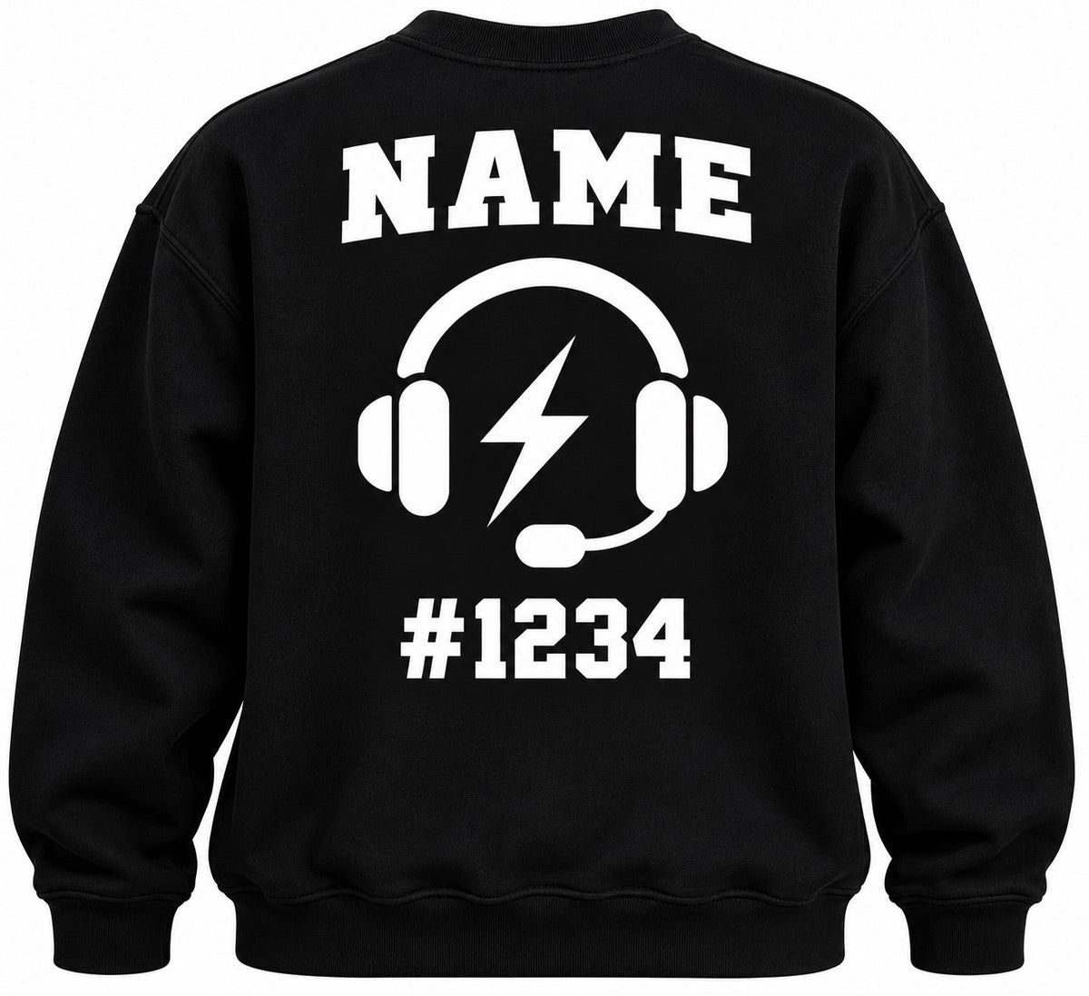 Personalized dispatcher crew black back