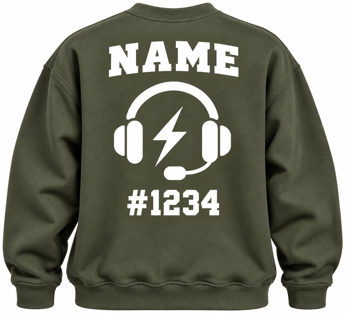 Personalized dispatcher crew green back