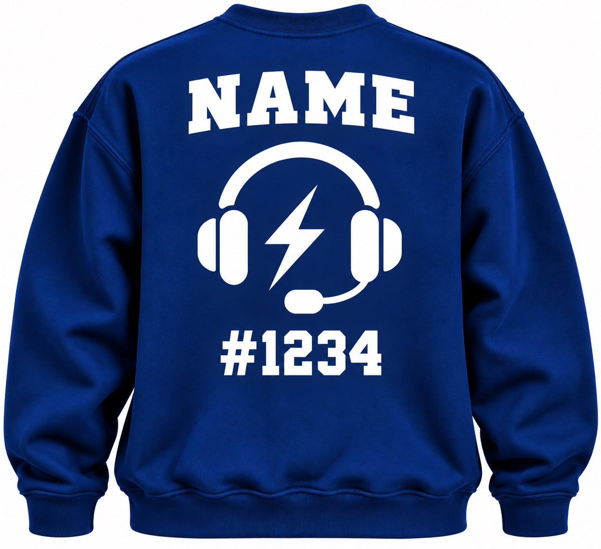 Personalized dispatcher crew royal back