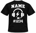 Personalized dispatcher tee black back